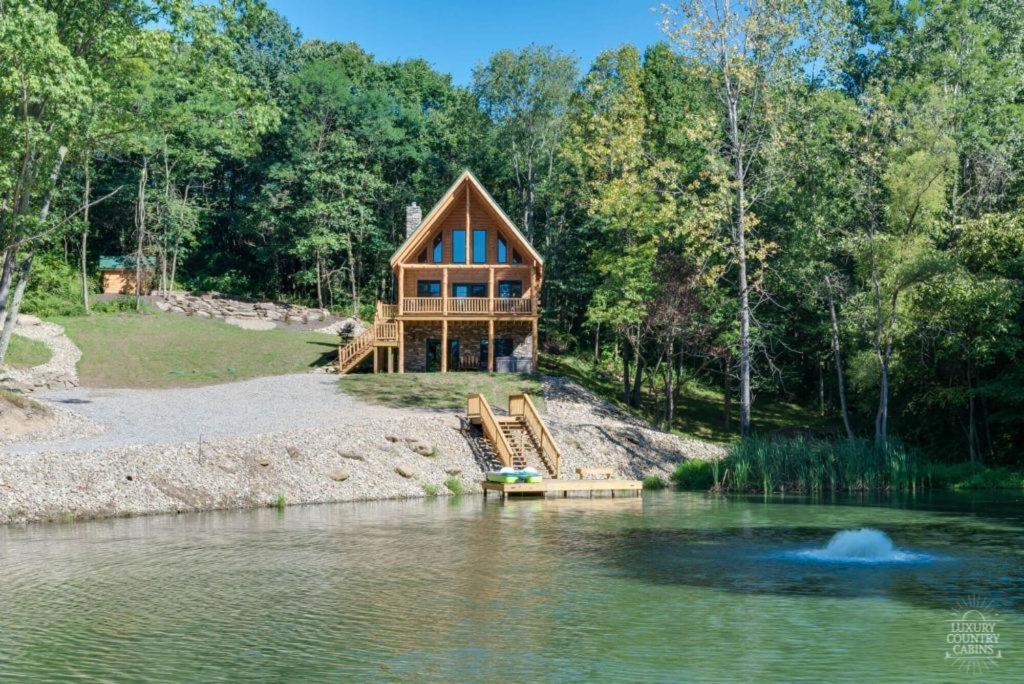 Coschocton Hills - 2 Luxury Log Cabins - Lake Coshocton Exterior photo