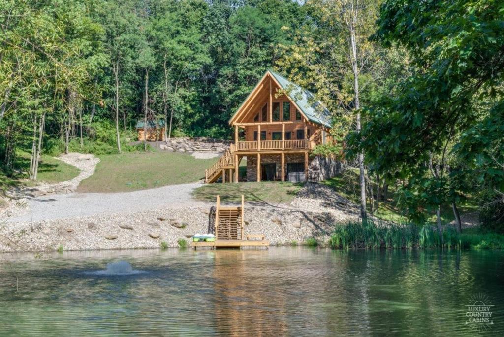 Coschocton Hills - 2 Luxury Log Cabins - Lake Coshocton Exterior photo